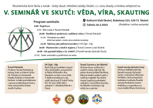 V. Seminář ve Skutči: Věda, víra, skauting