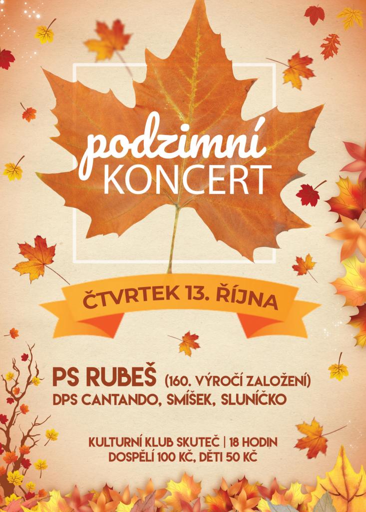 Podzimní koncert PS Rubeš