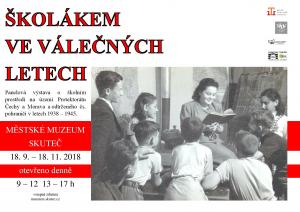 Výstava: Školákem ve válečných letech